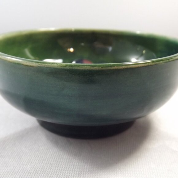 Vintage Moorcroft Pottery Floral Pin Dish - Picture 2 of 9